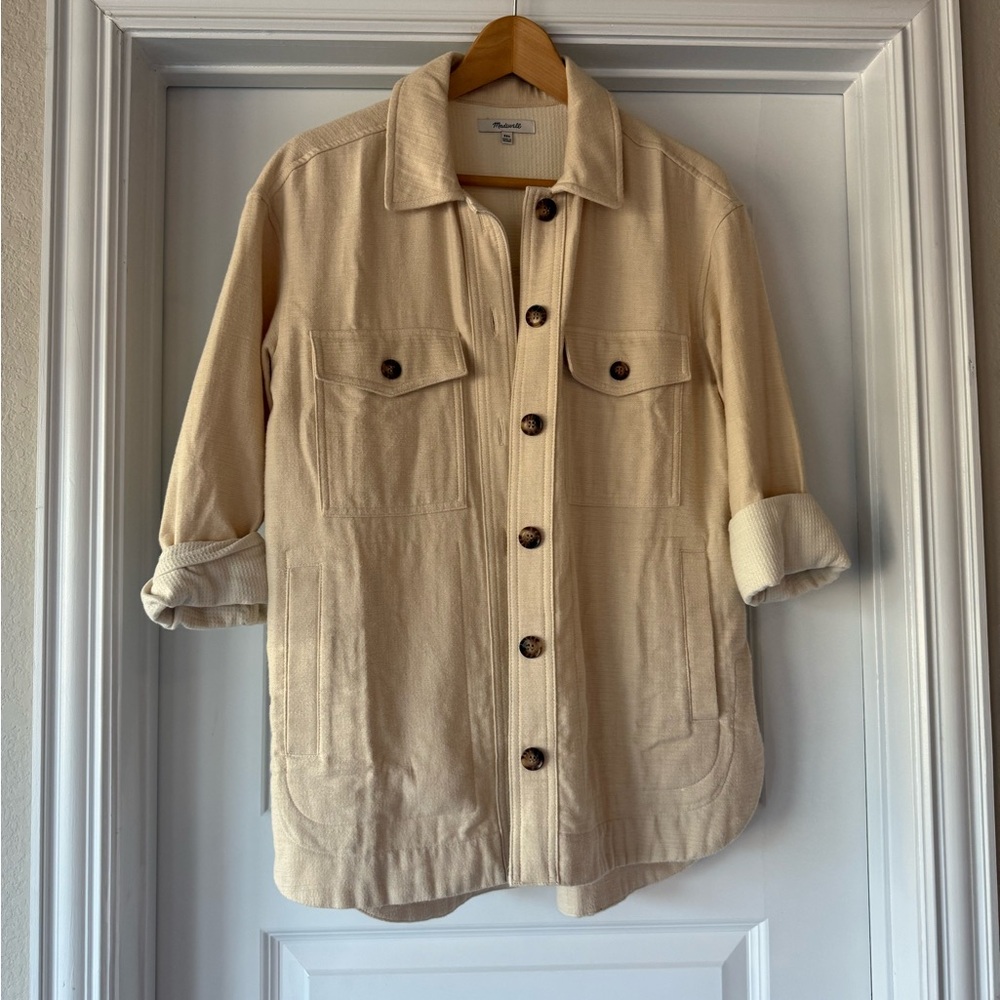 Madewell Cream Utility Jacket